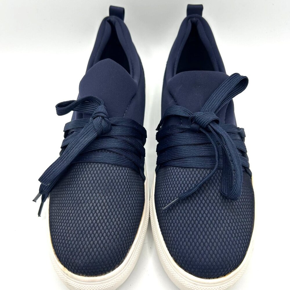 Bonnibel Womens Navy Slip-On Sneakers Size 7.5  Casual Comfort & Style - Picture 2 of 11